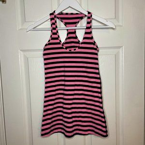 Lululemon Pink and Black Racerback Top